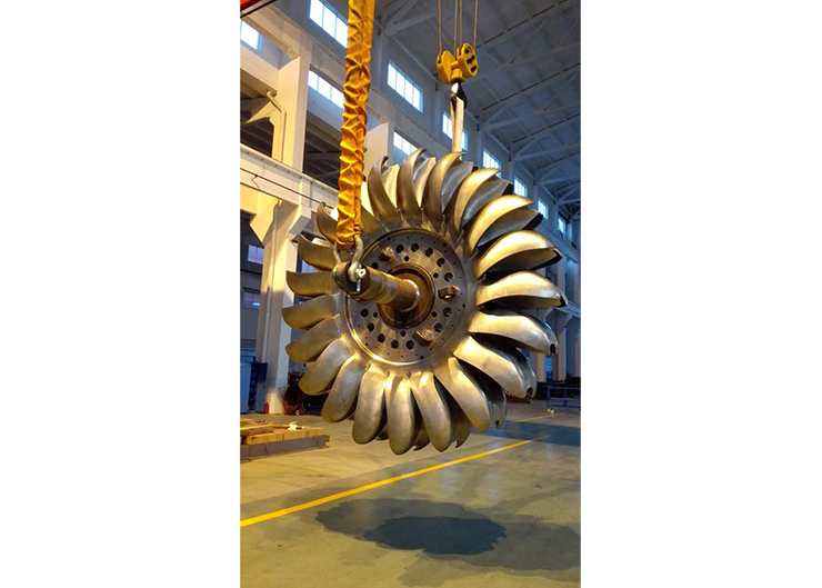 厄瓜多爾米納斯電站沖擊式轉輪過流表面熱噴塗