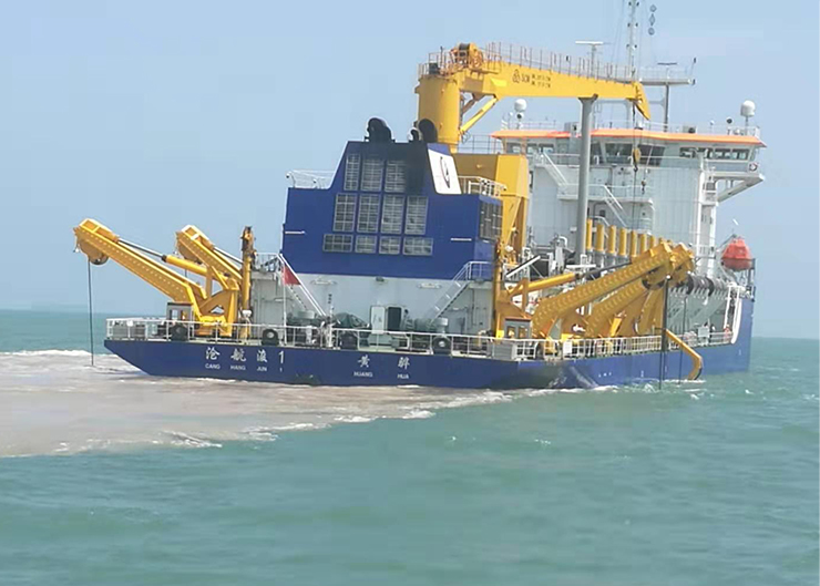 黃骅港務局滄航浚1号10000方耙吸式挖泥船